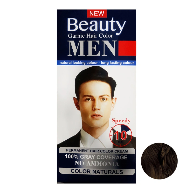 کیت رنگ مو بیوتی شماره 3  حجم 50 میلی لیتر رنگ قهوه ای تیره