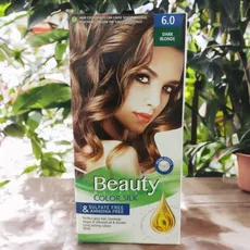 رنگ موی کیت زنانه فاقد سولفات بیوتی رنگ بلوند تیره  شماره 6 - beauty